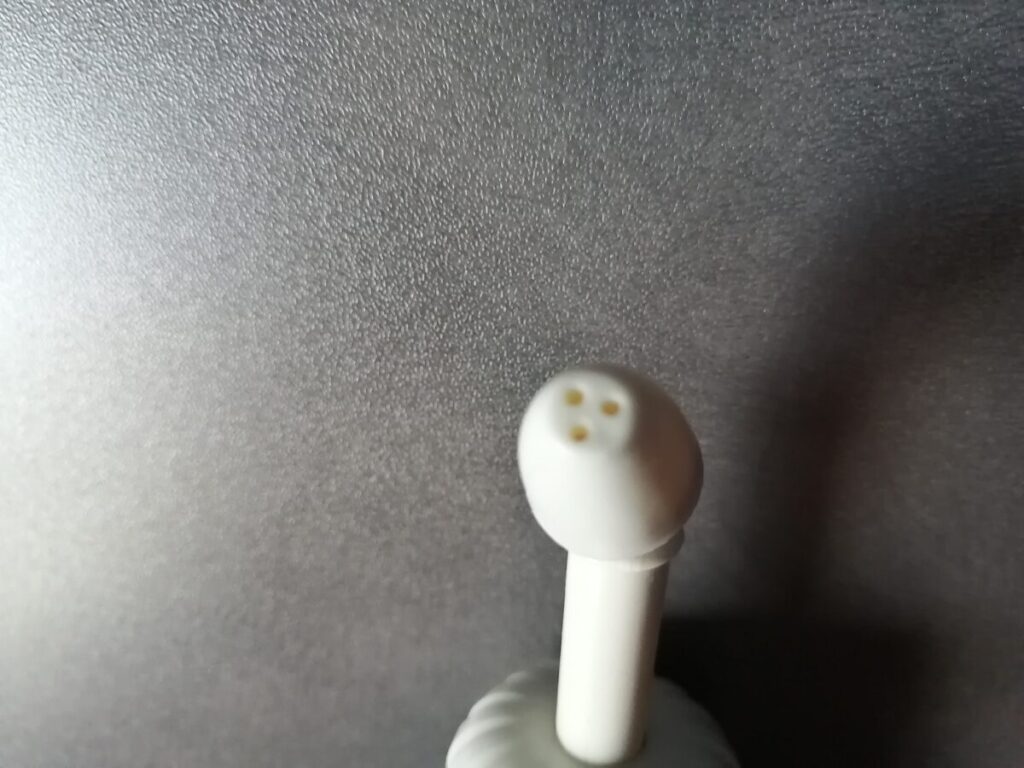 鼻うがい器ハナクリーンSの洗浄ノズル部分のアップ画像