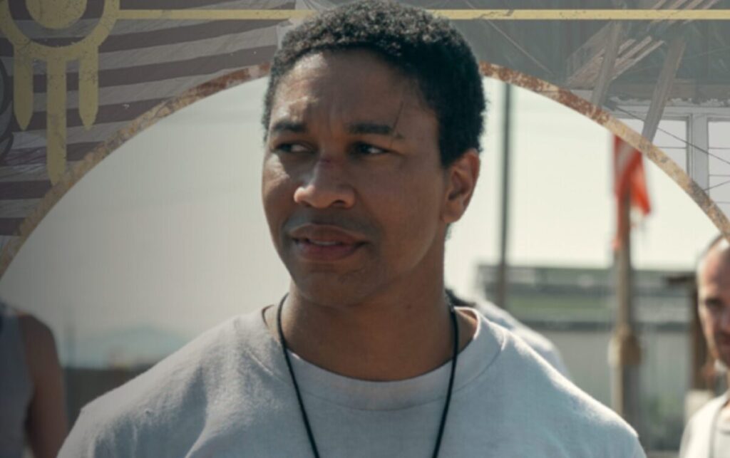 B.O.S.の兵士マキシマス。葛藤を秘めた表情。