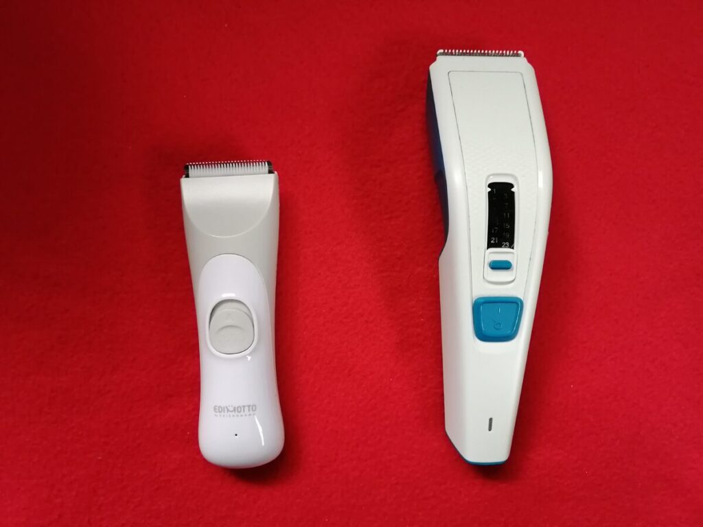 フィリップスとのサイズ比較。